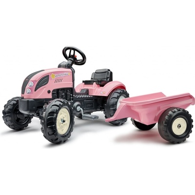 FALK Traktor Country Star Pink Pedal príves a klaksón