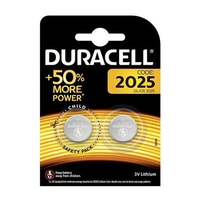 Duracell Литиева батерия CB MES LM 2025, 3 V, 2 броя (1100004621)