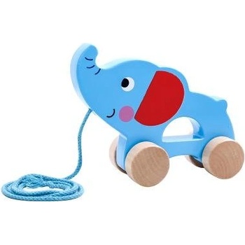 Image 1 of Tooky Toy - Дървена играчка за дърпане Elephant TKC264