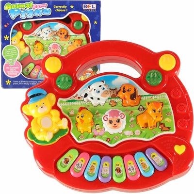 KIK detské edukačné piánko Farma