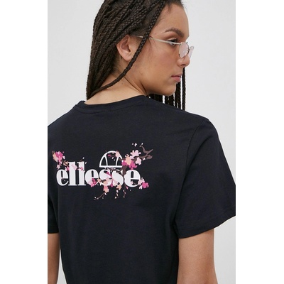 Ellesse Памучна тениска Ellesse в черно (SGM14626)
