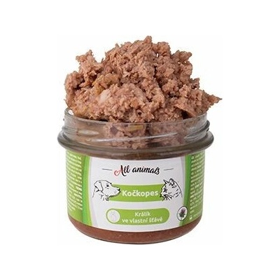 All Animals kočkopes Králik vo vlastnej šťave 200 g