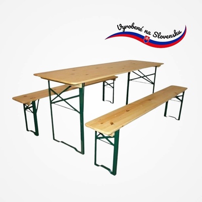 Dortun Pivný Set PROFI 200 cm hnedý