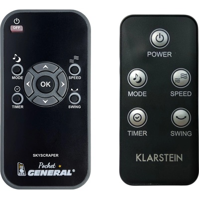 General KLARSTEIN Skyscraper - Вентилатор за таван дистанционно управление дубликат (Skyscraper)