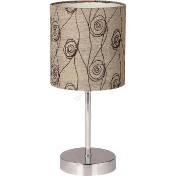 Image 1 of Candellux Настолна лампа EMILY 1xE14/40W/230V бежова/лъскав хром (CA0758)