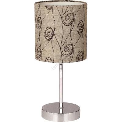 Candellux Настолна лампа EMILY 1xE14/40W/230V бежова/лъскав хром (CA0758)