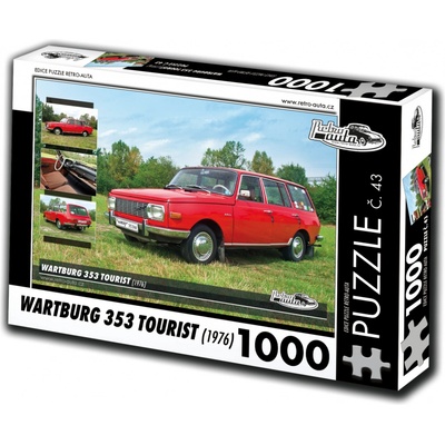 Retro-Auta č. 43 Wartburg 353 Tourist 1976 1000 dílků