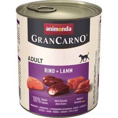 Animonda Gran Carno Senior hovězí & jehně 800 g