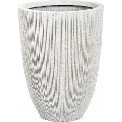 G21 Kvetináč plast biely 37 x 37 x 48,5 cm