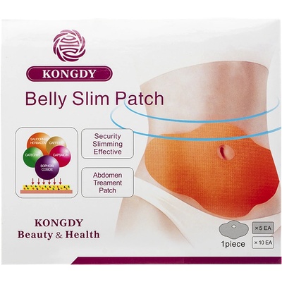 Henan Kangdi Medical Devices Co Belly Slim Patch/ Пластири за отслабване (в коремната област) x 5 бр, KONGDY (008232 KONGDY)