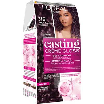 L'Oréal Casting Creme Gloss 316 tmavě fialová 48 ml – Zbozi.Blesk.cz