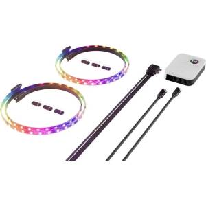 HYTE ARGB LED лента HYTE LS30, 330 mm, комплект 2 броя, с контролер NP50 (HYTE-ACC-LS30-B-2NP)