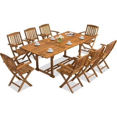 Garden Point Дървени мебели Burma/Delhi 8 Garden Point (GAP150_4xGAP147)