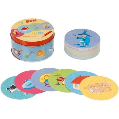 Goki hra pantomima v plechovce