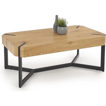 Холна маса Lavida дъб златен и черно