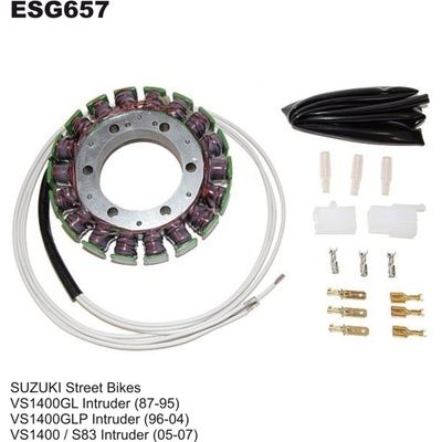 ELECTROSPORT vinutí alternátoru (stator) SUZUKI VS 1400 INTRUDER (87-07)