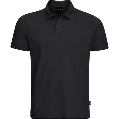 Jack Wolfskin Мъжка поло тениска Jack Wolfskin Travel Polo shirt - Black - размер M (216-7662-0212)