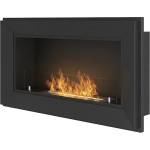 SIMPLEfire Frame 900 matte black +glass Камини