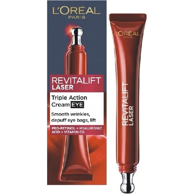 L'Oreal Paris Revitalift Laser X3 oční krém proti vráskám 15 ml – Hledejceny.cz