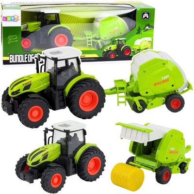 Rastar RC traktor s lisom na balíky 1:24