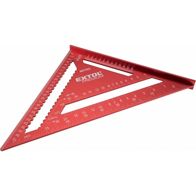 EXTOL Premium 8825101 Uholník hliníkový s príložníkom 300 mm