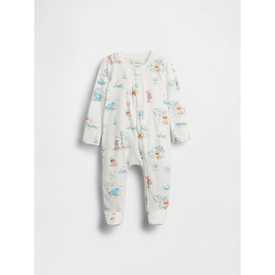 Baby overal Gap & Medvídek Pú Unisex Biela
