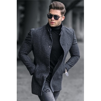 Madmext Мъжко палто 9465 - Черно 290441 (290441_Черно)