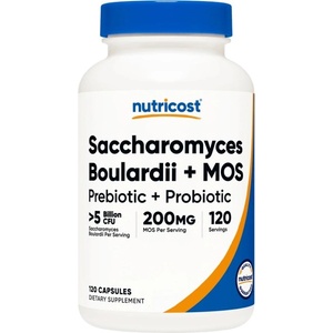Nutricost Saccharomyces Boulardii 250 mg + MOS [120 капсули]