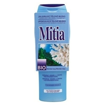 Mitia Bio výtažky z mořských řas a panthenolem zklidňující tělové mléko 400 ml