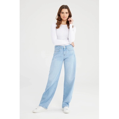 Dámské barrel rifle C.O.J. jeans Clara light blue světle modrá