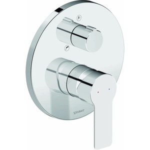 Duravit DC5210018010 - Вграден смесител за вана D-CODE, полирано хромово покритие (DA0043)