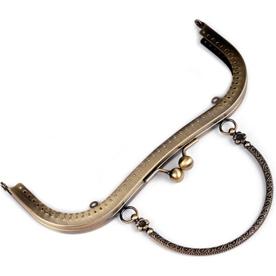 Prima-obchod Rámeček na výrobu kabelky našívací 19,5x13 cm staromosaz 1ks