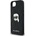 CG Mobile iPhone 16e KARL LAGERFELD MONOGRAM KARL HEAD PIN силиконов протектор за телефон, удароустойчив, MagSafe, BLACK KLHCPSE4PGKLKIPK (KLHCPSE4PGKLKIPK)