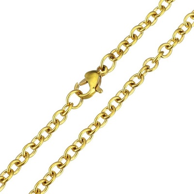 Impress Jewelry Řetízek z chirurgické oceli Reno Gold 170422094558