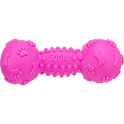 Trixie silácká činka 19 cm růžová