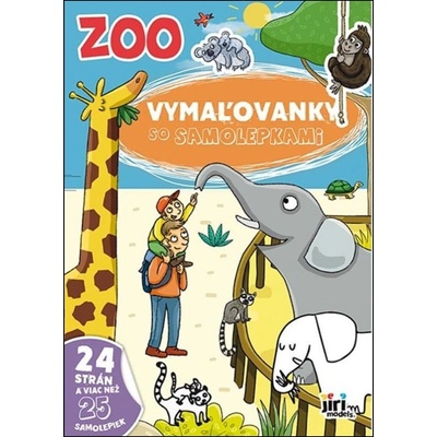 Vymaľovanky so samolepkami ZOO