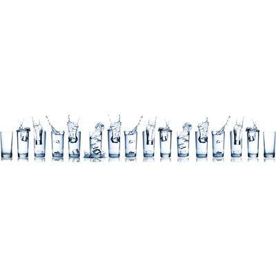 Dimex KI350-162 Fototapeta za linku Glasses rozměry 350 x 60 cm