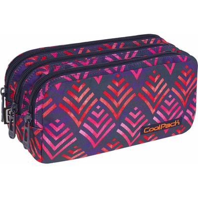 COOLPACK Несесер с три ципа CoolPack Primus A013 Hawaii Pink (85158CP)