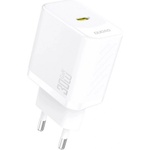 Dudao A27P мрежово зарядно устройство с Type-C конектор, 30 W, PD бързо зареждане, БЯЛО GP-190564 (GP-190564)