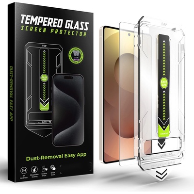 Techsuit Протектор за Samsung Galaxy S25 Ultra - Techsuit - [Съвместим с отключване с пръстов отпечатък] TitanGlass CrystalHD - Прозрачен