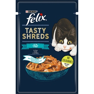 FELIX Tasty Shreds риба тон в сос - 0.080кг