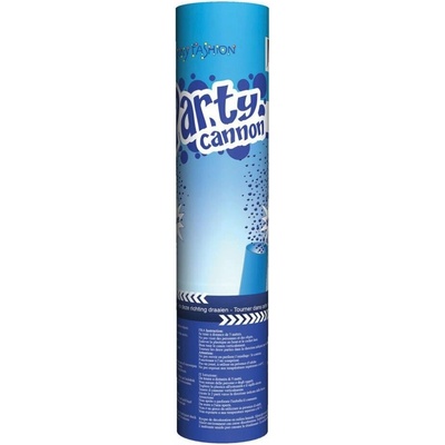 Párty konfety vystřelovací 20 cm modré