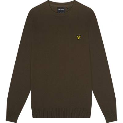 Lyle & Scott Блуза Lyle and Scott Merino Crew Knit Sweater - Olive W485