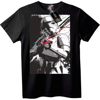 NOONEBRAND Тениска с Стормтропър от Стар Уорс - 2XL, Black