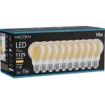 Mexen Vintis 10x LED крушка с нажежаема жичка E27, A60, 12W, Топла - 2700K, 1125 lm, кехлибар (L150-E27-1227-50x10)