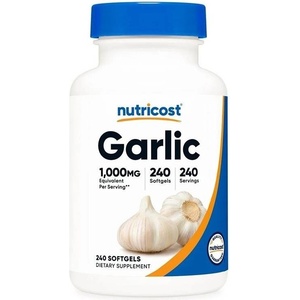 Nutricost Garlic, 1000 mg, 240 софтгел капсули, Nutricost (57153 (155101) NC)