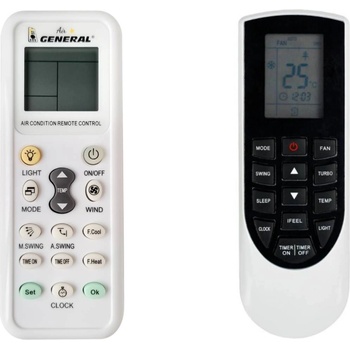 General SINCLAIR ASH-09BIV, ASH-12BIV, ASH-18BIV, ASH-24BIV - съвместимо дистанционно управление на марката General (ASH-09BIV, ASH-12BIV, ASH-18BIV, ASH-24BIV)