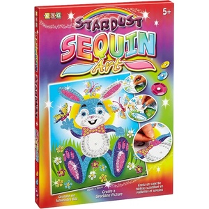 KSG Crafts Творчески комплект KSG Crafts Sequin Art Stardust - Изкуство с пайети и брокат, Заек (1222) - ozone