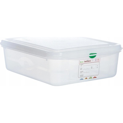 Denox gastronádoba GN1/2 s víkem GASTRONOX, 65 mm, polypropylen, objem 4 L,