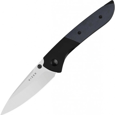 Kizer Spitfire 14C28N Aluminum & Richlite(Blue Canyon) V3690A2